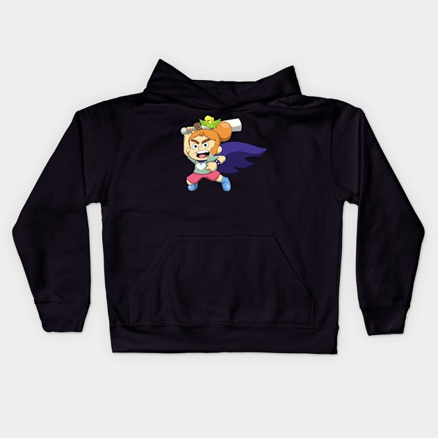 Kelsey the Brave Kids Hoodie by IamNinjaD